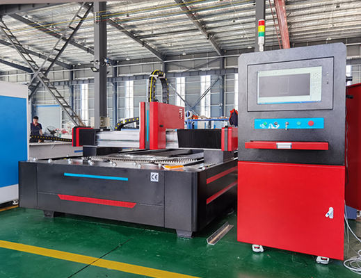 دستگاه برش لیزری فیبر CNC 1000 وات 10 میلی متر ورق لیزری برش 4000x2000 میلی متر