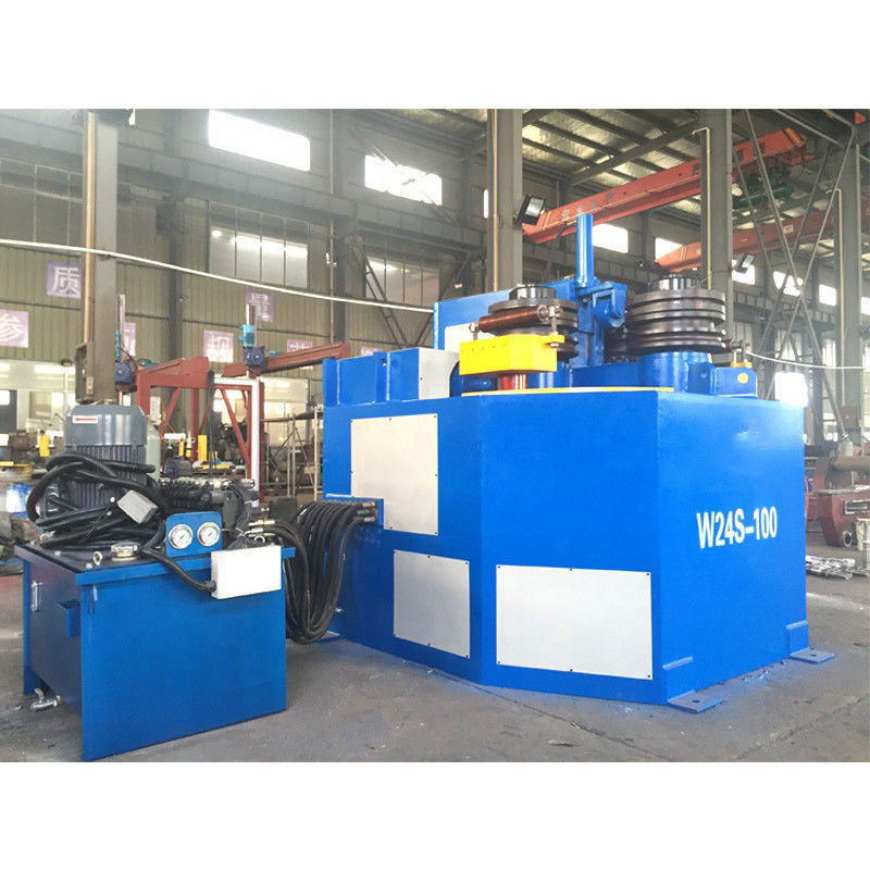 W24s-45 ورق فلزی افقی H Beam bending Machine Hydraulics YX Profile 460mm